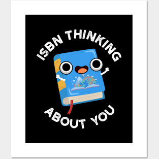 ISBN Thinking About You Funny Book Pun Posters and Art